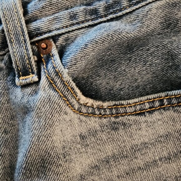 Levi's Ankle Column Skirt NWOT Blue Size 25 - Picture 8 of 15